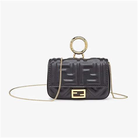 leather luggage charm fendi|Women's Nano Baguette Charm .